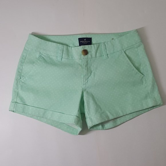 American Eagle Outfitters Pants - Women's AMERICAN EAGLE  Casual Shorts Size 4 Green